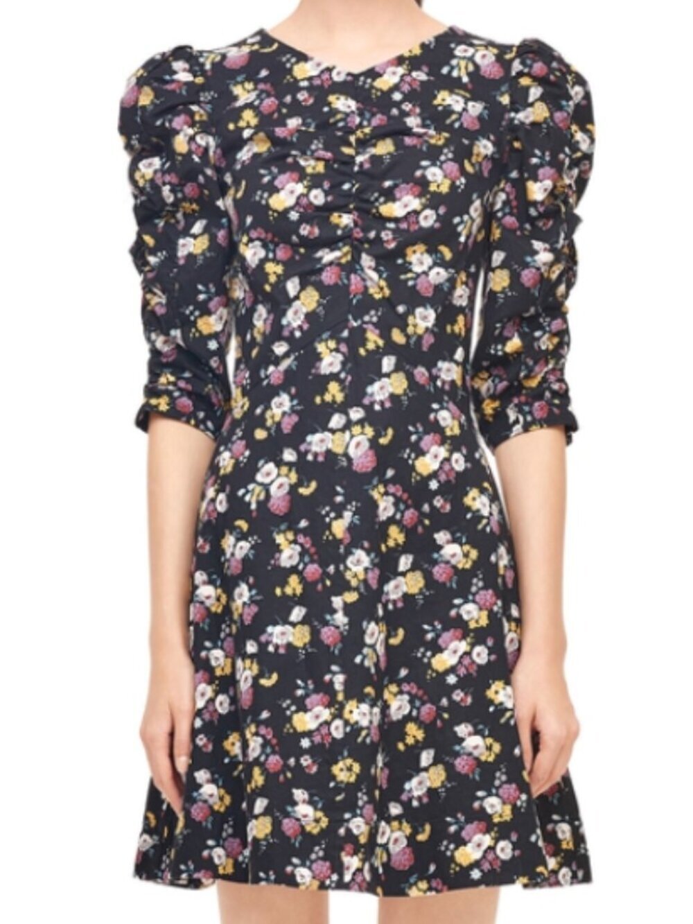 Rebecca Taylor La Vie Posey Ruched Dress